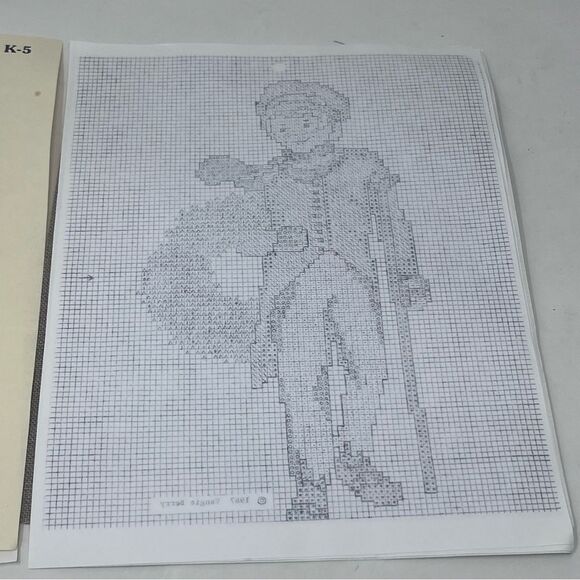 Tiny Tim Counted Cross Stitch Kit Designs by Vangie Opened - Picture 6 of 11